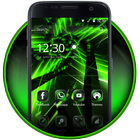 Neon Green Theme Tech Launcher アイコン