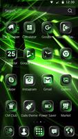 Neon Green Theme Tech Launcher скриншот 3