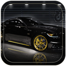 Gold Car Theme Luxury car APK