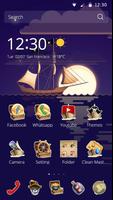 Funny Pirate Launcher Theme Affiche