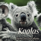 Koala icons for phone theme icône