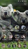 Koala icons for phone theme Affiche