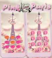 برنامه‌نما Paris Tower Theme Pink Love عکس از صفحه