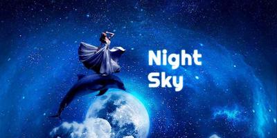 برنامه‌نما Night Sky Dolphin عکس از صفحه