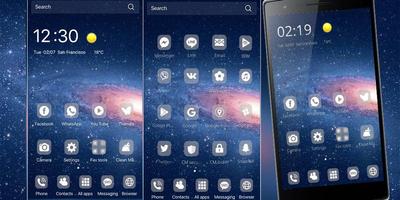 Galaxy Theme Universe syot layar 2