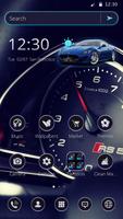 Theme Car Speedometer speed poster