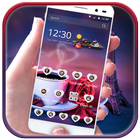 Theme Coffee Rose Eiffel icon