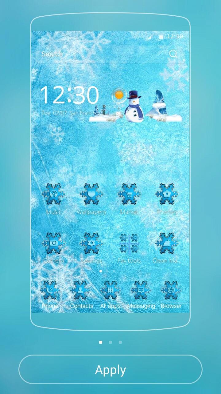 Снежок на андроид