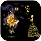 Gold Butterfly Theme icon