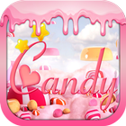 Doce paraíso Tema jelly candy ícone