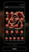 Gold Rose Theme dark red screenshot 1