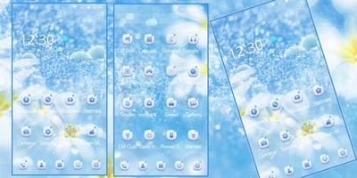 Blue Theme ice diamond اسکرین شاٹ 1