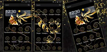 Black Gold Theme Business Gold