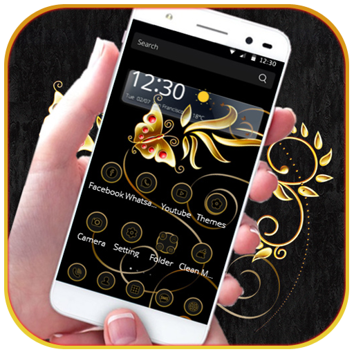 Black Gold Theme Business Gold