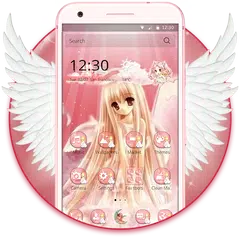 download Pink Angel Theme APK