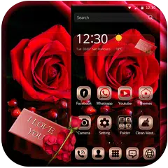 download Rosa rossa Tema Amore APK