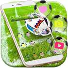 Football Theme Soccer love icon