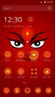 Thème du lanceur Maa Durga Affiche