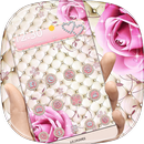 APK Pink Diamond Rose Theme