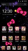 Cute Cat Theme Pink Bowknot Kitty Head Icons gönderen