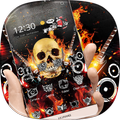 Rock Skull Graffiti Theme