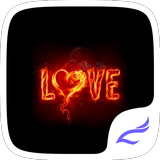 Red Love DIY Theme icône