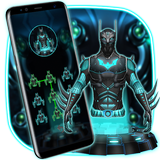 3D Tech Robot - Lock Theme ícone