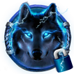 3D Thunder Wolf Lockscreen Theme