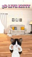 3D Live Cute Kitty Lock Theme capture d'écran 1