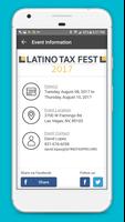 Latino Tax Events poster