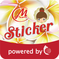M Sticker