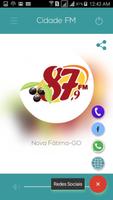 Cidade FM - Nova Fátima-GO الملصق