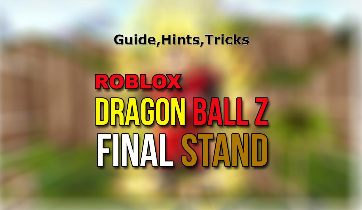 Hack Para Roblox Dragon Ball Z Final Stand