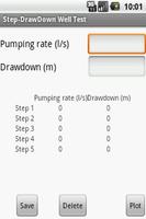 Well Drawdown Test Affiche