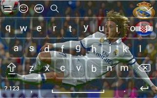Luka Modric Theme Keyboard capture d'écran 3