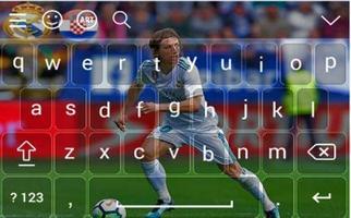 Luka Modric Theme Keyboard capture d'écran 1