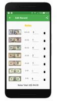 Coins and Notes Counter اسکرین شاٹ 3