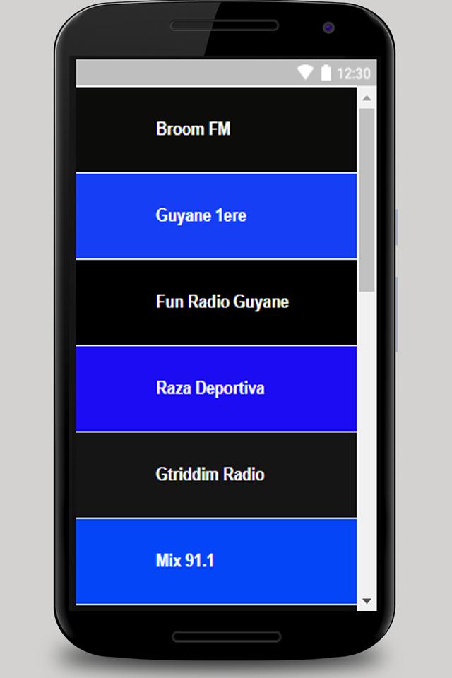 Stations de radio fm de Guyane pour Android - Téléchargez l'APK