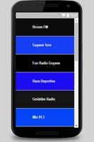 Stations de radio fm  de Guyane Affiche