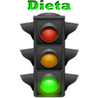 Diet of the traffic light icône