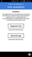 Diagnosis of Oral Ulceration تصوير الشاشة 1