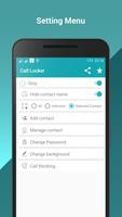 برنامه‌نما Incoming Call Locker-Blocker عکس از صفحه