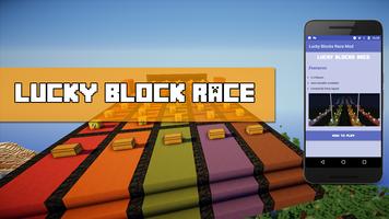 Lucky Block Race Mod for MCPE 海報