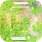 Suerte trébol tema Lucky Clover icono