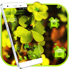 Suerte trébol tema Lucky Clover icono