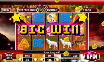 WIld Wolf Slot Casino Affiche