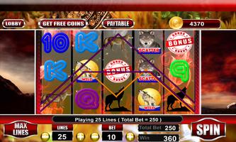 WIld Wolf Slot Casino 截图 1