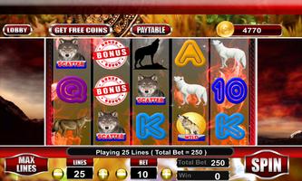 WIld Wolf Slot Casino 截图 3