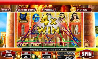 Lady of Egypt Slot Free Poster