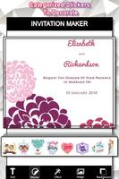 Invitation Card Maker : Flyer Creator capture d'écran 1